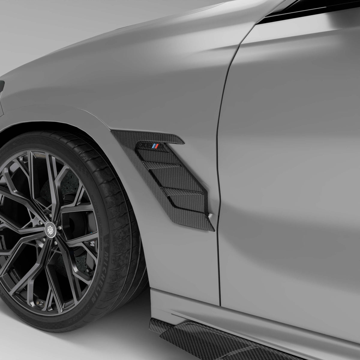 REVOZPORT BMW X6M F96 LCI Carbon Fibre Side Vents (2023+), image 3 - Premium Bespoke AutoWorks