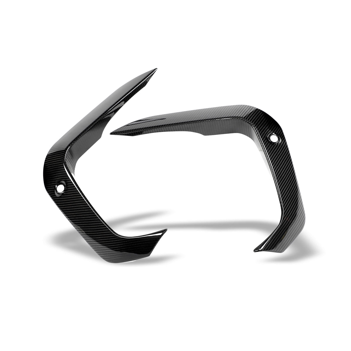 REVOZPORT BMW X6M F96 Pre-LCI Carbon Fibre Front Bumper Canards (2020-2022), image 7 - Premium Bespoke AutoWorks