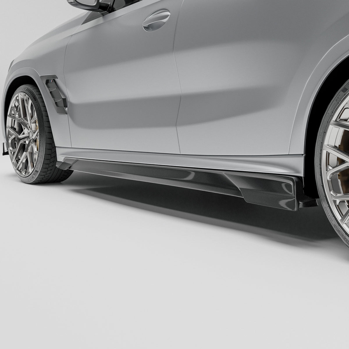 REVOZPORT BMW X6M F96 Pre-LCI Carbon Fibre Side Skirts (2020-2023), image 2 - Premium Bespoke AutoWorks