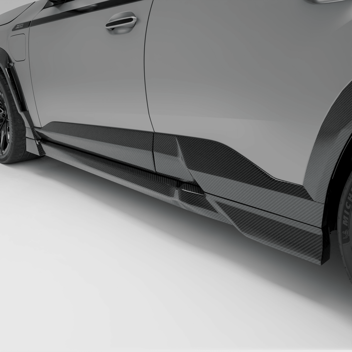 REVOZPORT BMW XM G09 Carbon Fibre Side Skirts (2023+), image 2 - Premium Bespoke AutoWorks