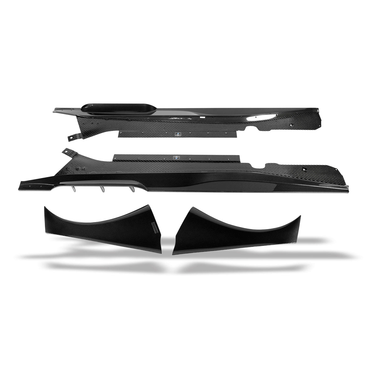 REVOZPORT Chevrolet Corvette C7 Carbon Fibre Side Skirts (2014-2019), image 6 - Premium Bespoke AutoWorks