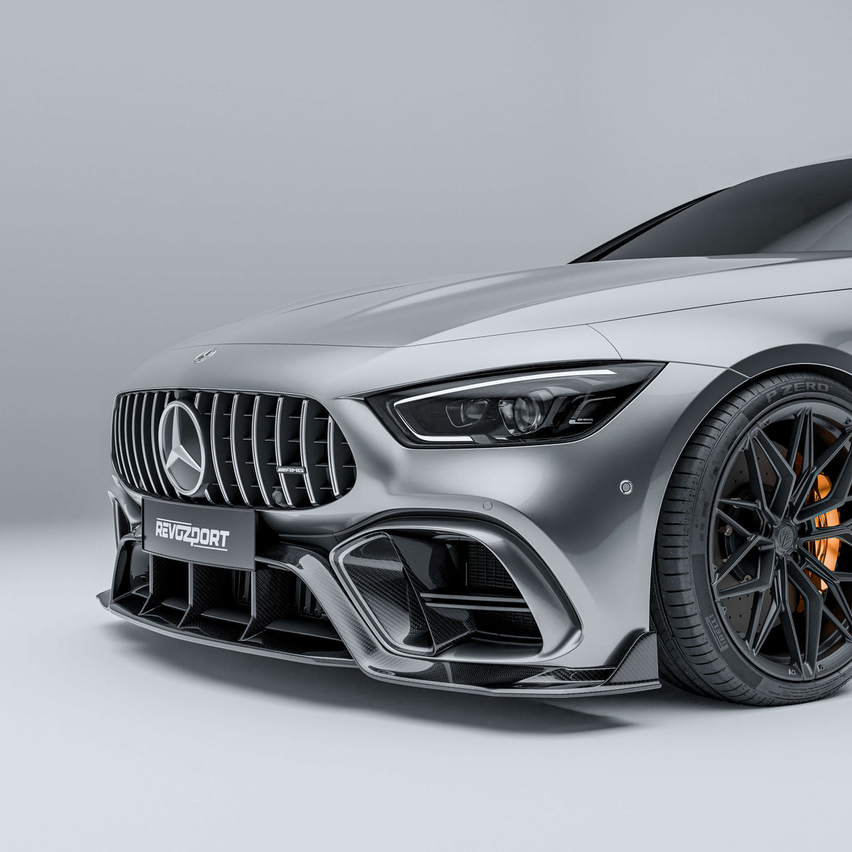 REVOZPORT Mercedes-AMG GT 63 S 4-Door X290 Carbon Fibre Front Bumper Vents (2019+), image 2 - Premium Bespoke AutoWorks