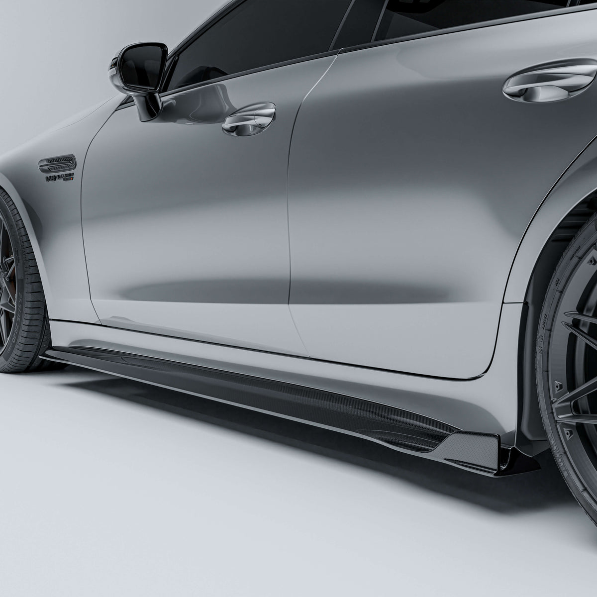 REVOZPORT Mercedes-AMG GT 63 S 4-Door X290 Carbon Fibre Side Skirts (2019+), image 2 - Premium Bespoke AutoWorks