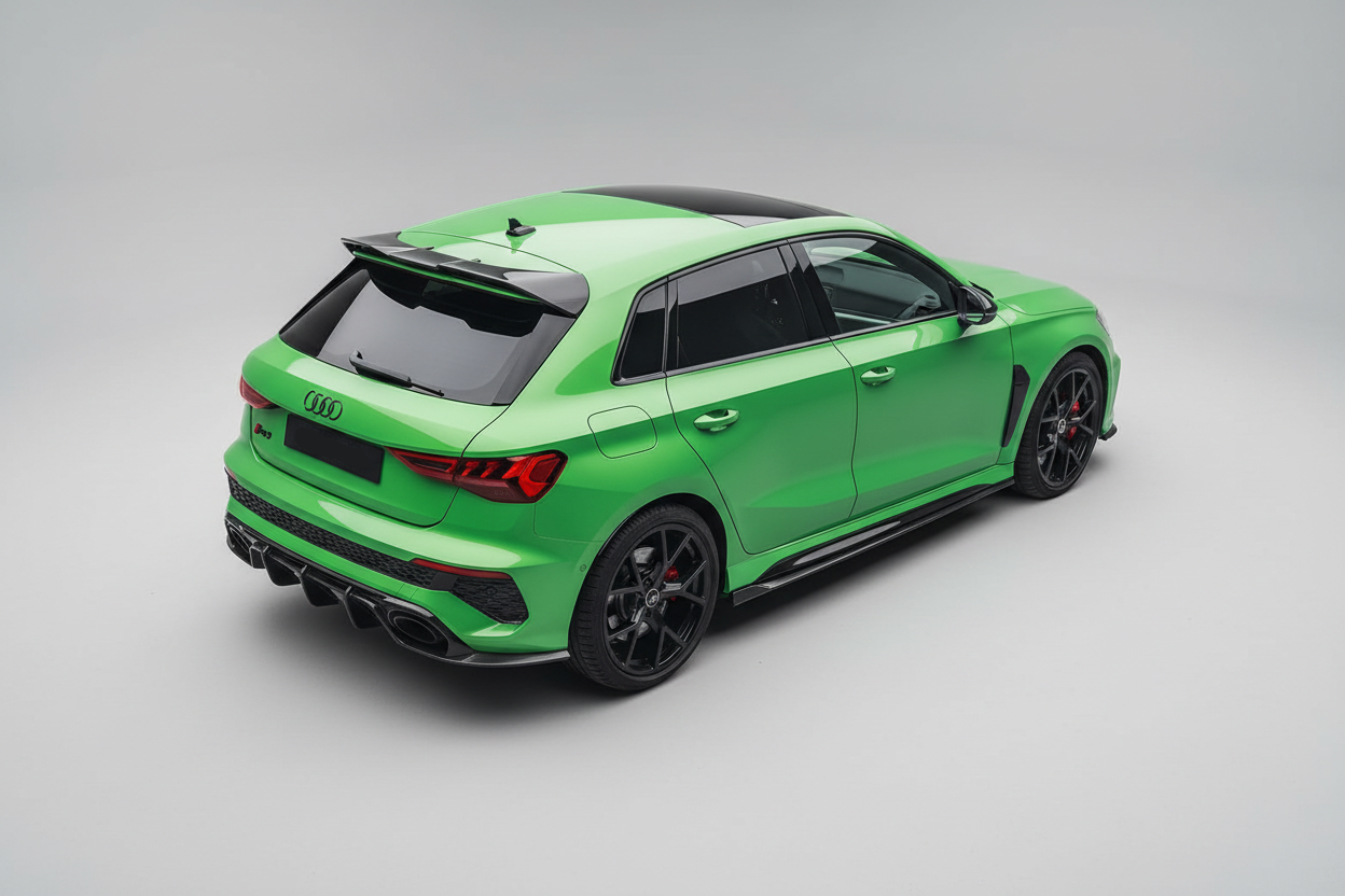 audi rs3 8y carbon fibre rear diffuser