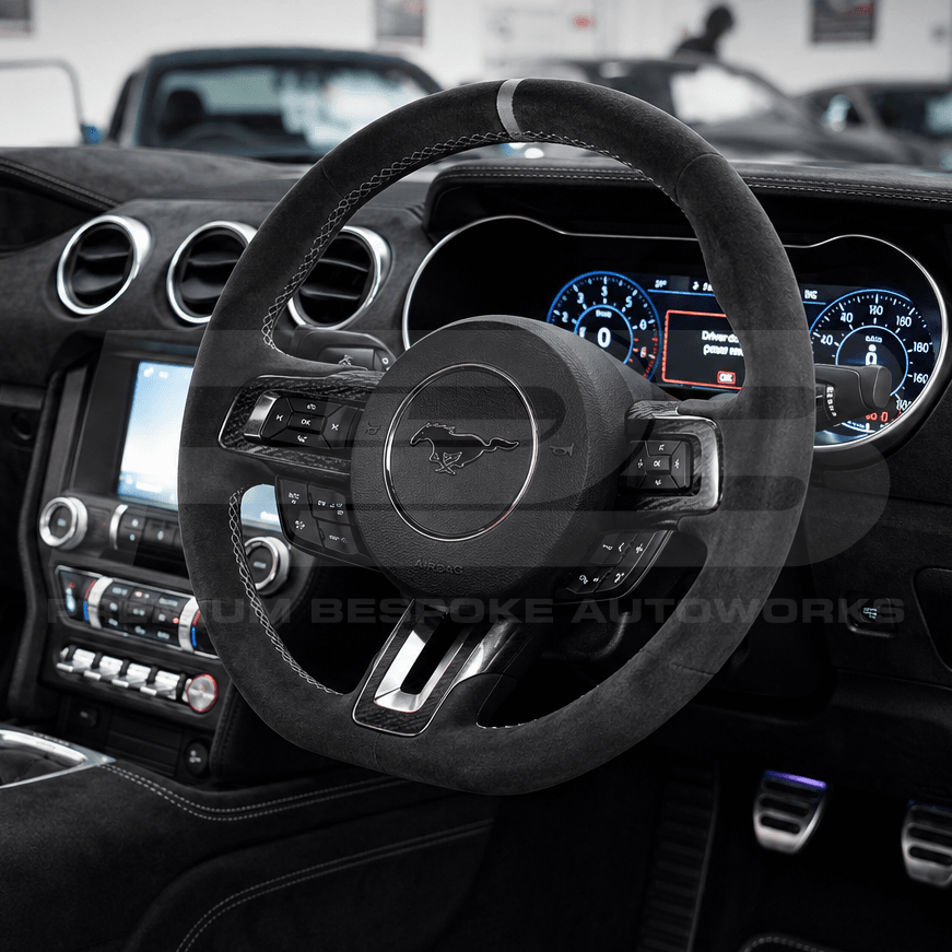 Ford custom steering wheel, hand-finished to order by Premium Bespoke AutoWorks