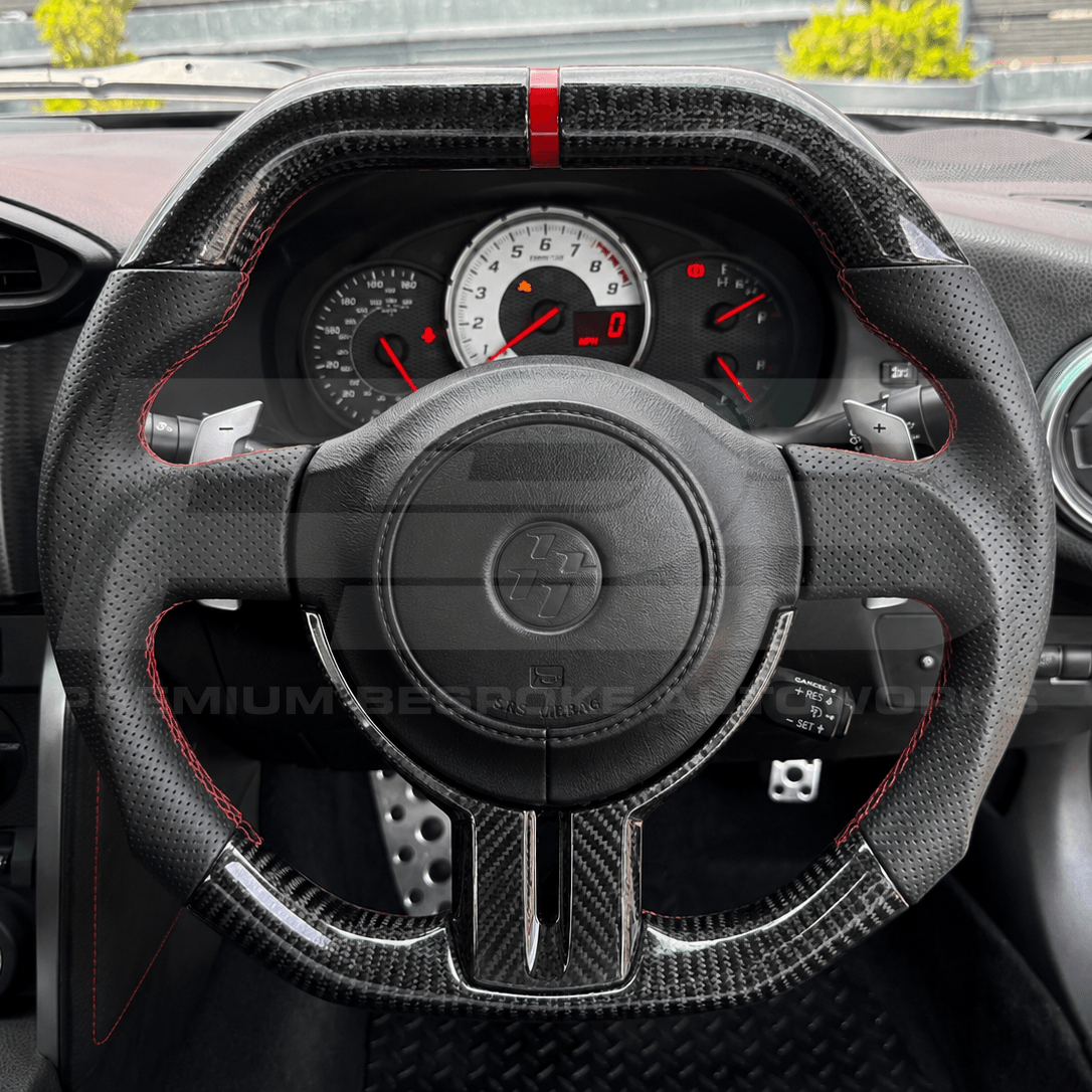 Toyota custom steering wheel, hand-finished to order by Premium Bespoke AutoWorks