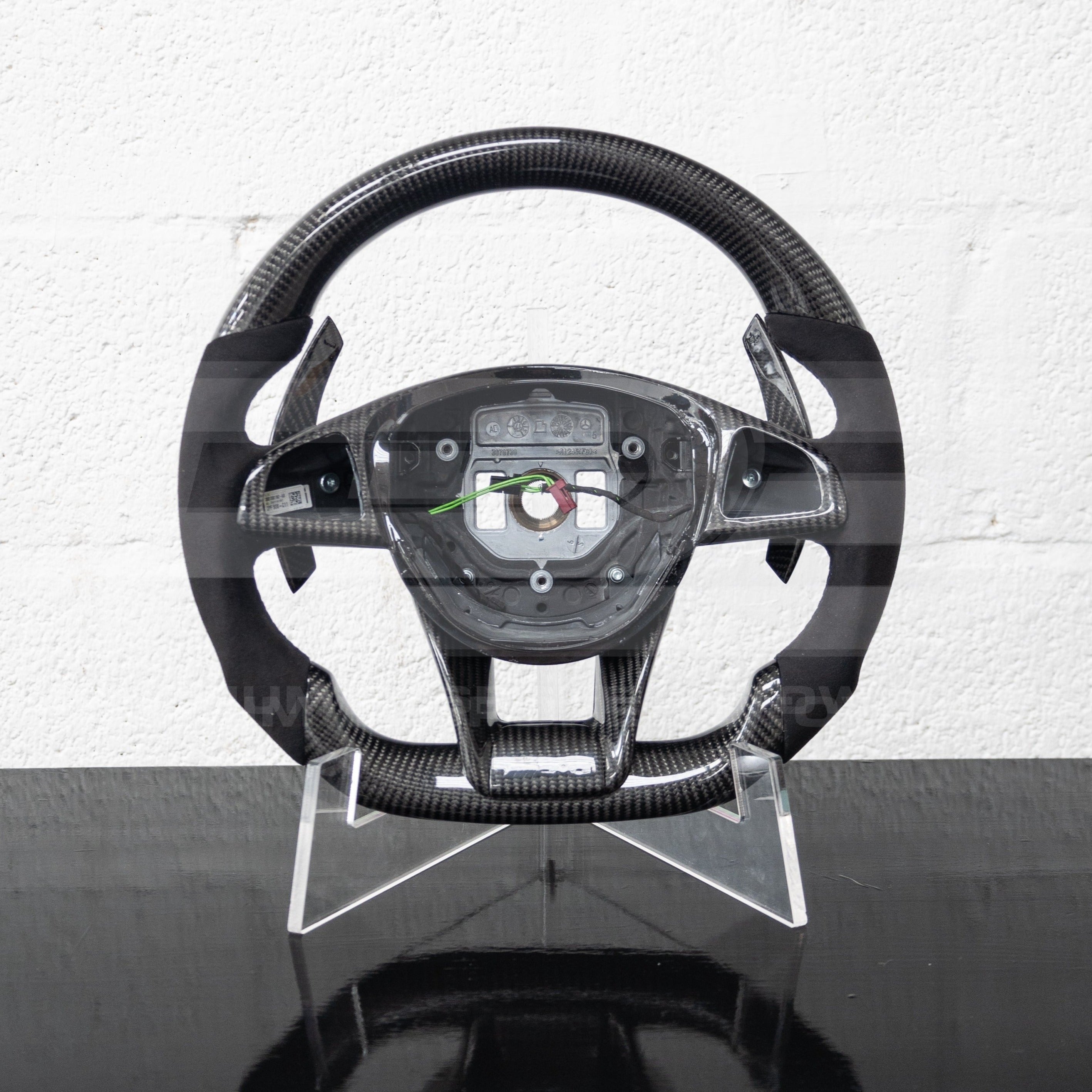 Mercedes AMG Carbon Fibre Custom Steering Wheel With Alcantara Grips | Premium Bespoke AutoWorks