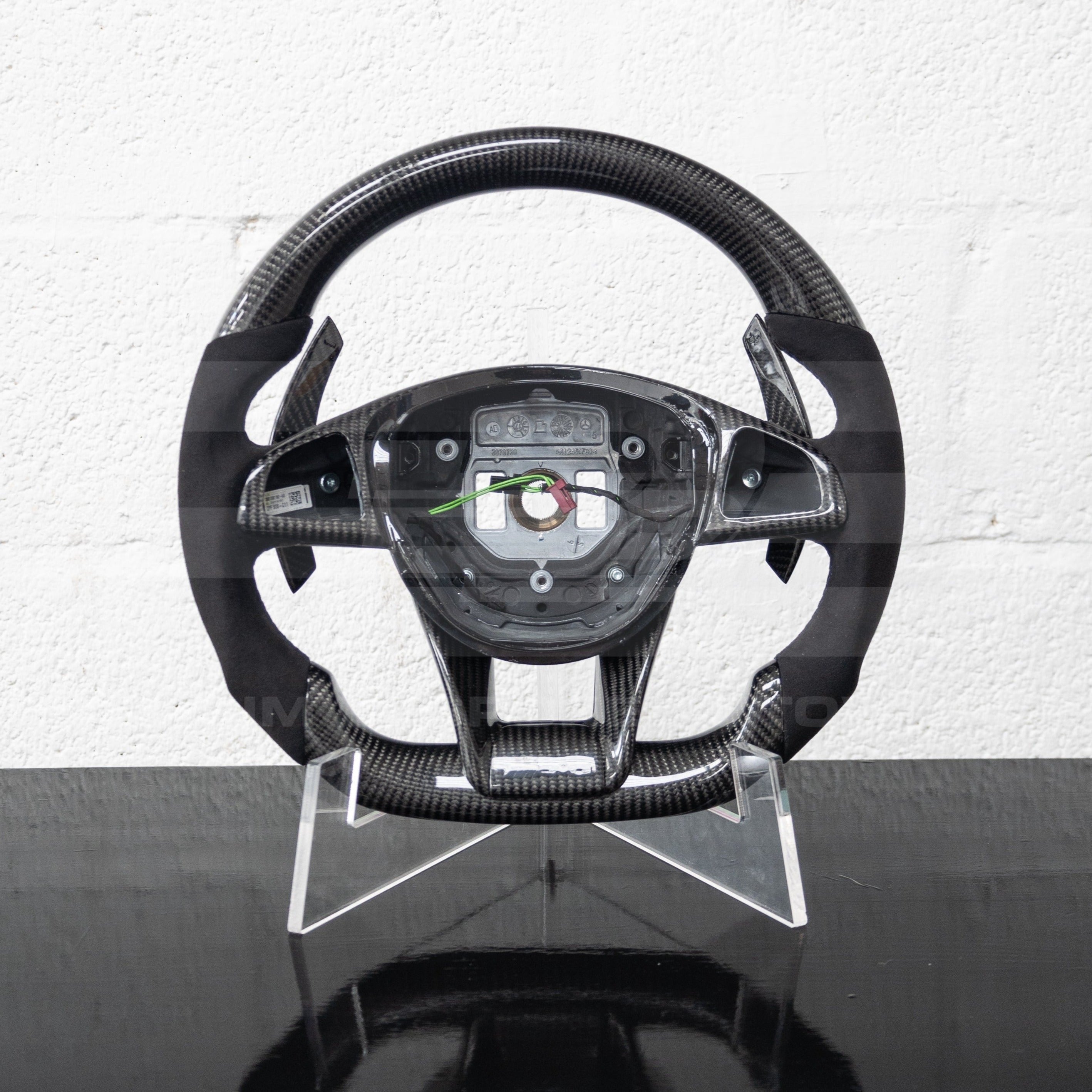 Mercedes AMG Carbon Fibre Custom Steering Wheel With Alcantara Grips | Premium Bespoke AutoWorks