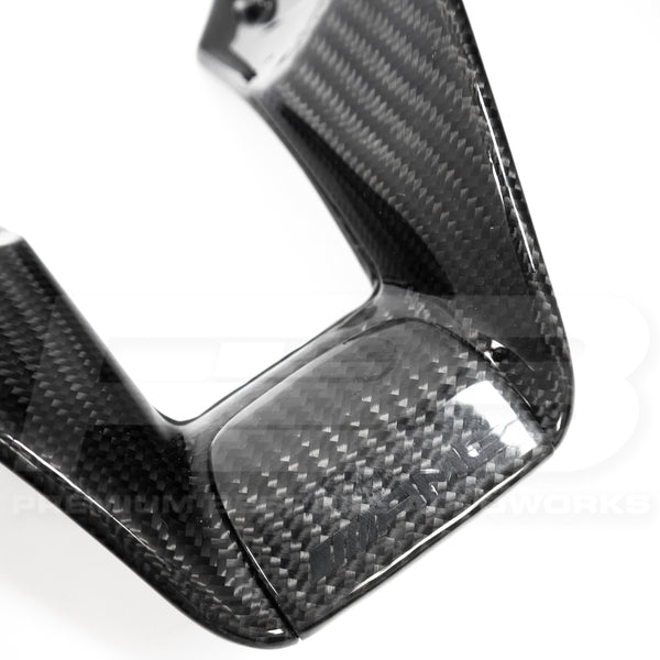 Embellecedor inferior de volante de fibra de carbono Mercedes AMG 2016 - 2018