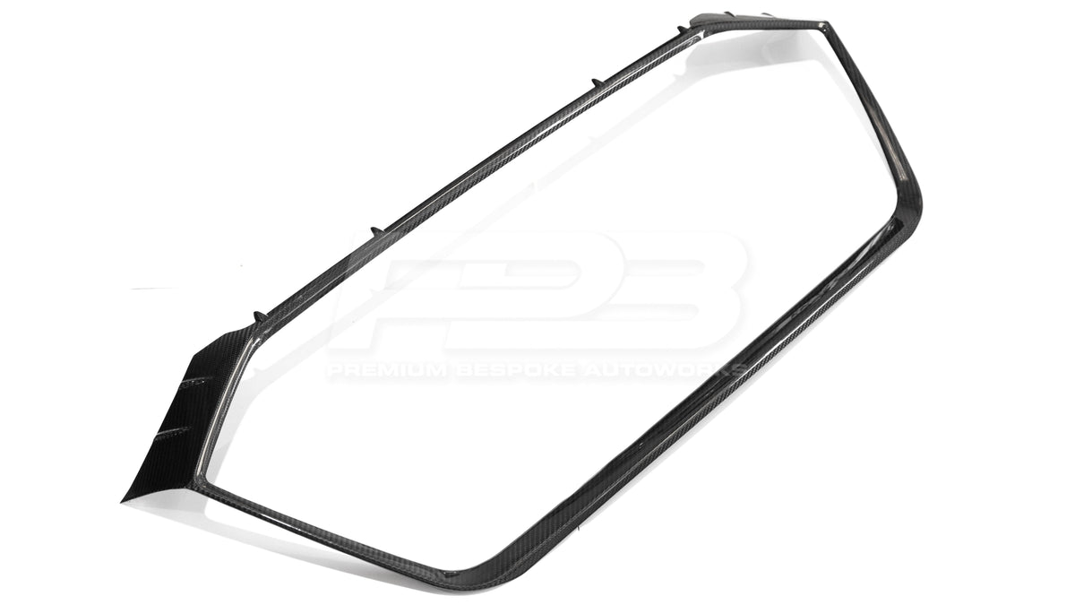 Carbon Fibre Front Grill Surround for 2020 Onwards Audi RS6 C8 | Premium Bespoke AutoWorks