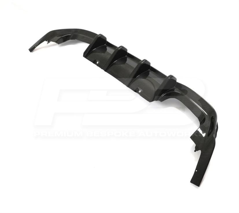 MK8 VOLKSWAGEN GOLF R CARBON FIBRE REAR DIFFUSER 2021+ | Premium Bespoke AutoWorks