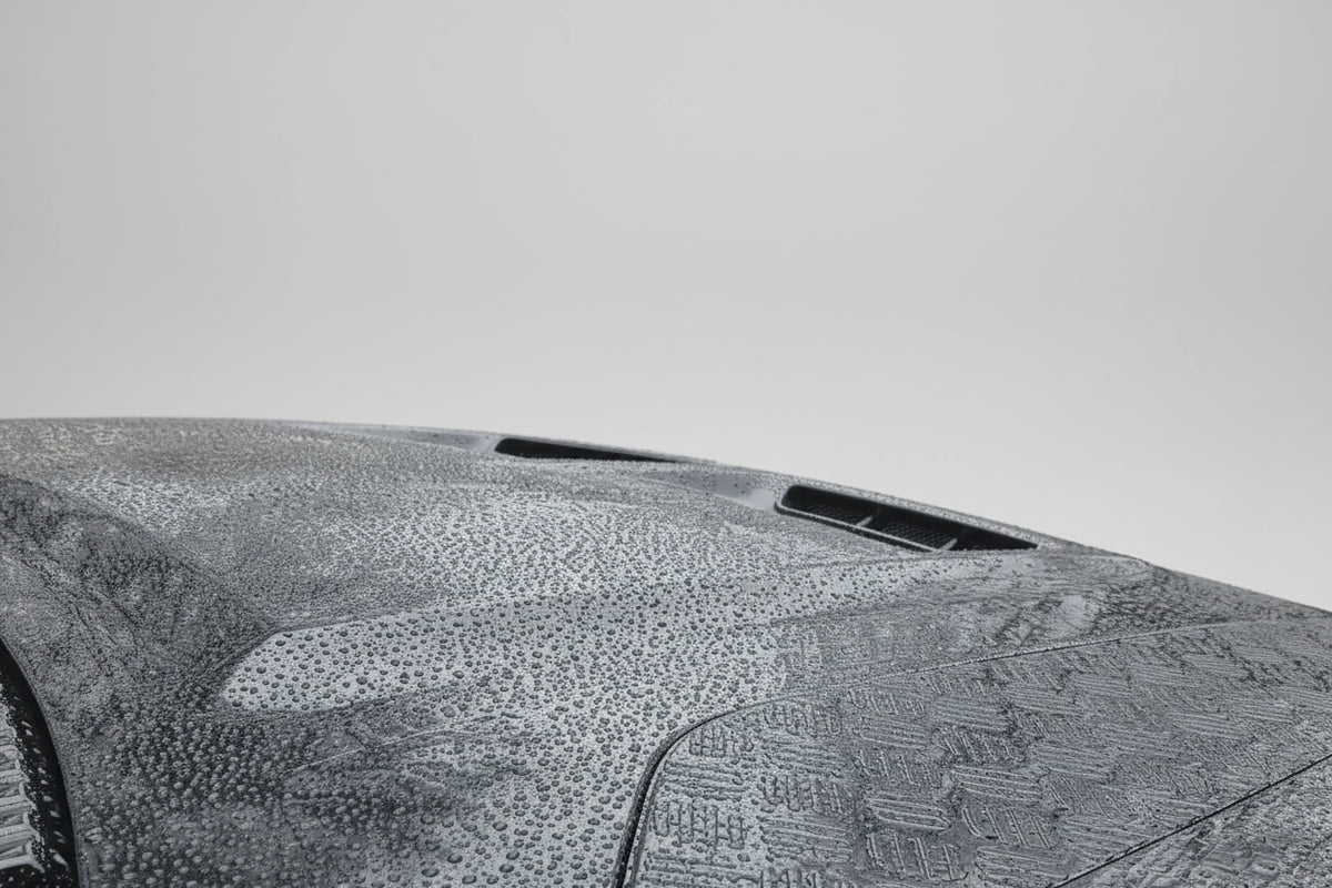 Land Rover Defender L663 Aluminium Vented Bonnet fitted to vehicle 