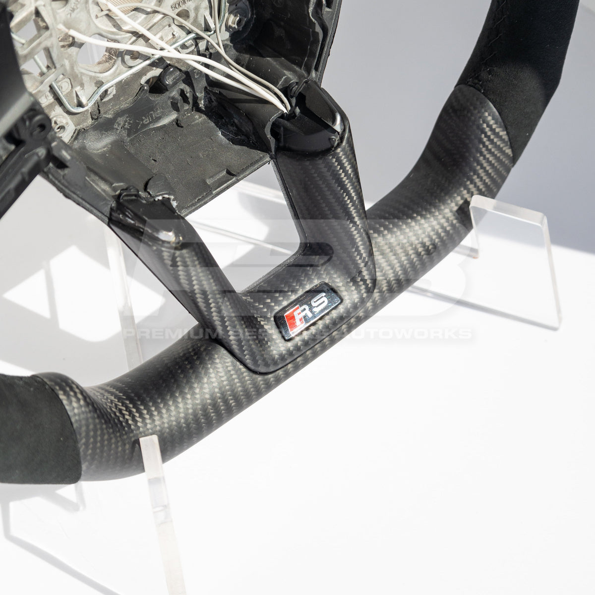 Audi RS6 C8 Matte Carbon Fibre Steering Wheel | Premium Bespoke AutoWorks