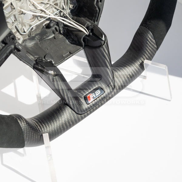 Audi RS6 C8 Matte Carbon Fibre Steering Wheel
