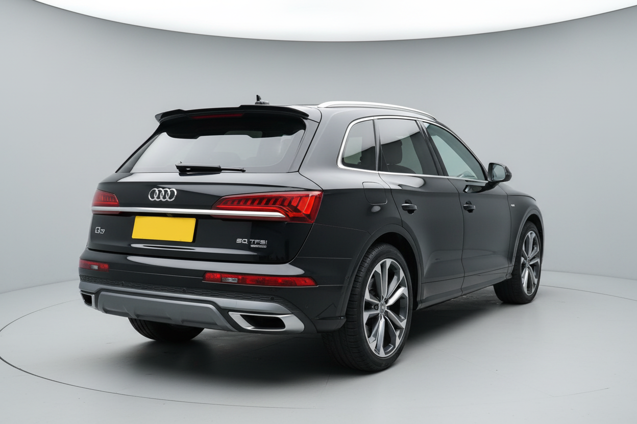 Audi Q7 S-line 2016+ Upper Rear Spoiler In Gloss Black | Premium Bespoke AutoWorks