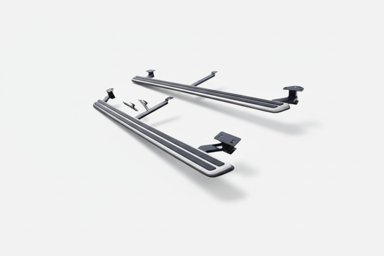 Audi Q8 2019 On Oe Style 2 Running Boards - Side Steps - Pair - Silver | Premium Bespoke AutoWorks