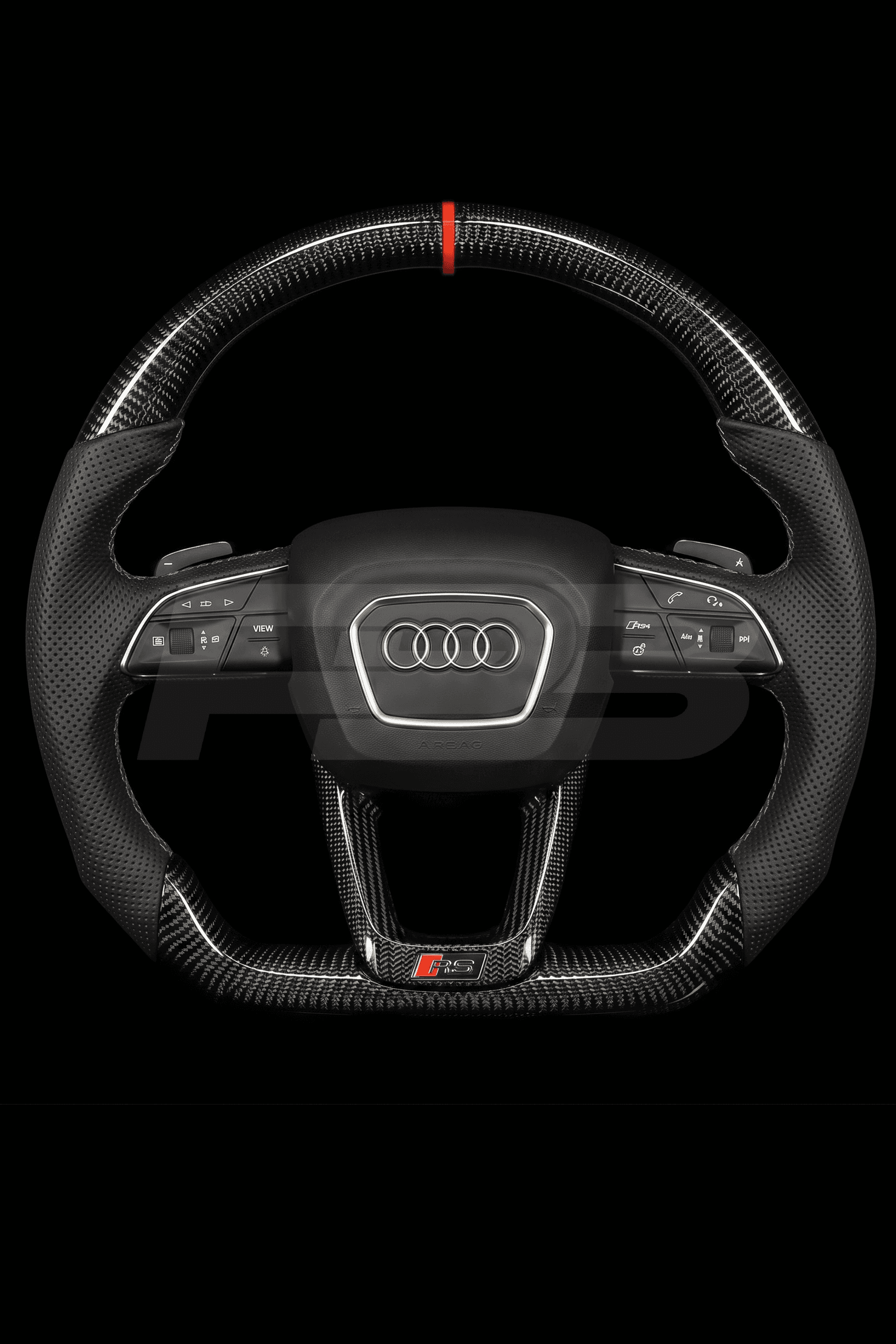 Audi RS Q8 Carbon Perf — complete view, Grey stitching