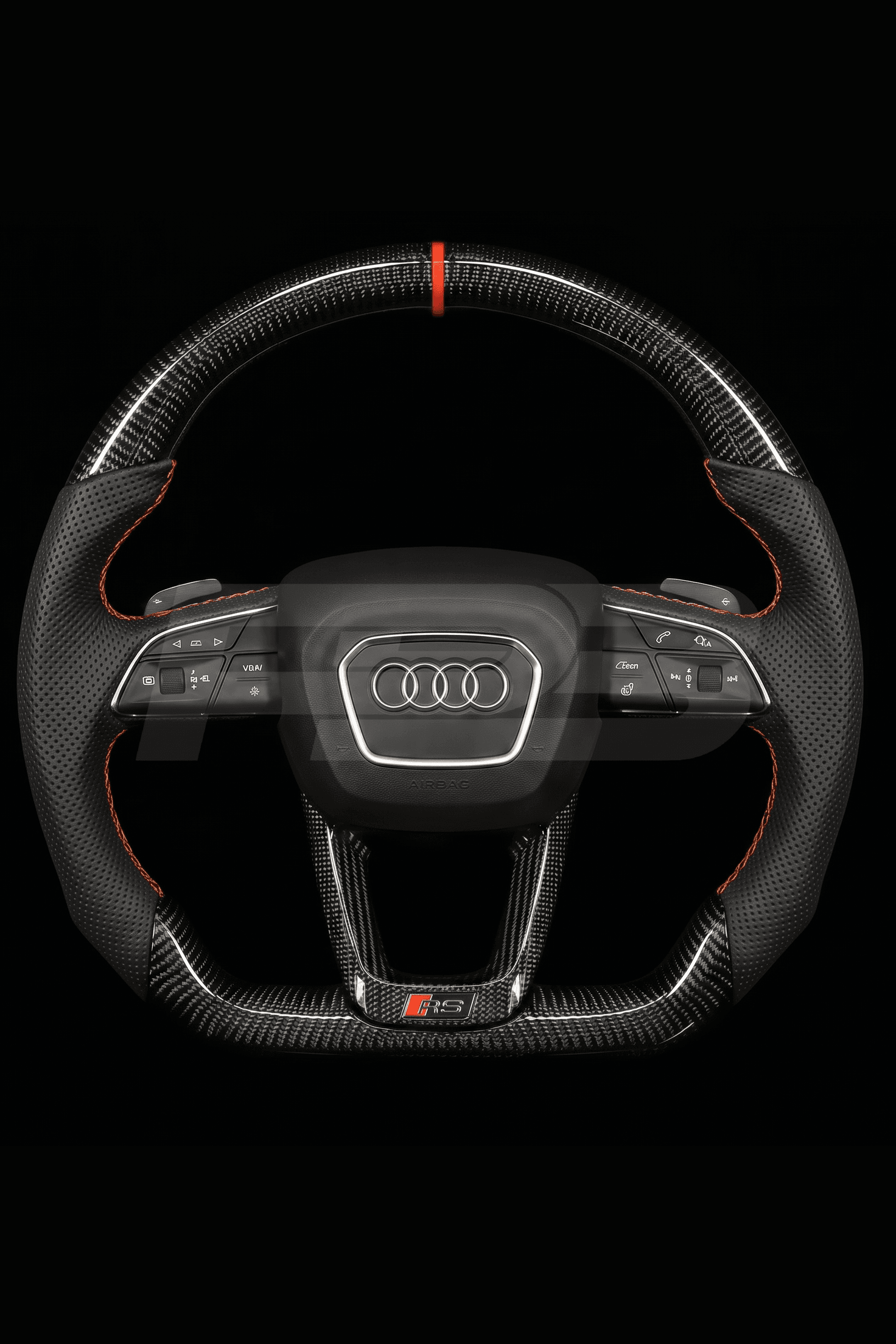 Audi RS Q8 Carbon Perf — complete view, Orange stitching