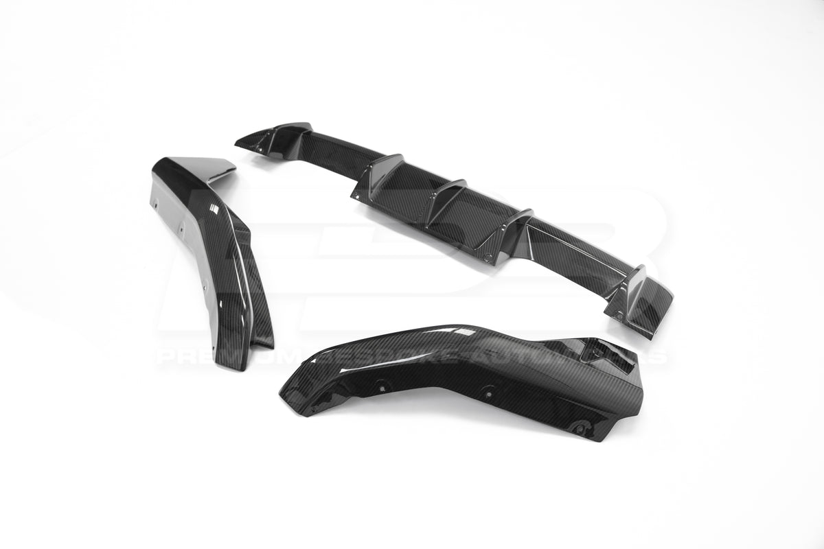 BMW M3/M4 G80/G82 CARBON FIBRE REAR DIFFUSER KIT 2021+ | Premium Bespoke AutoWorks