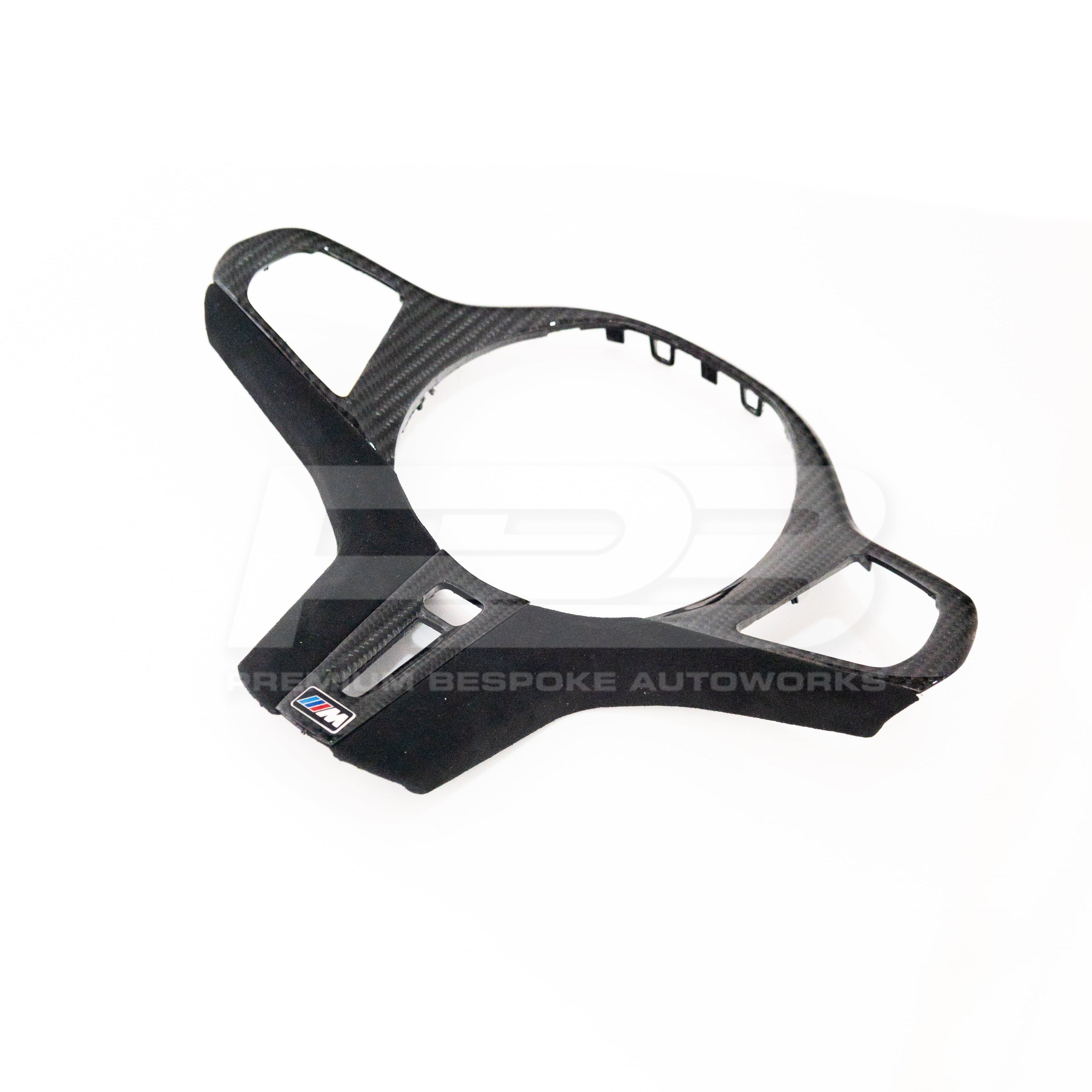 BMW M4 G82 Carbon Fibre Alcantara Steering Wheel Trim.