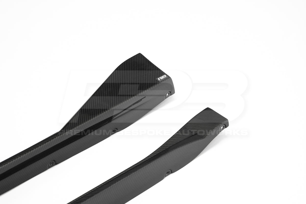 BMW M3/M4 G80/G82 CARBON FIBRE SIDE SKIRTS 2021+ | Premium Bespoke AutoWorks