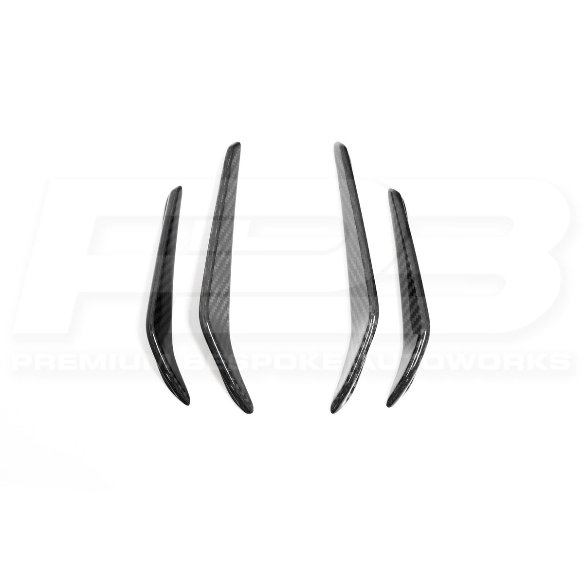 BMW M3/M4 G80/G82 CARBON FIBRE FRONT CANARDS 2021+ | Premium Bespoke AutoWorks