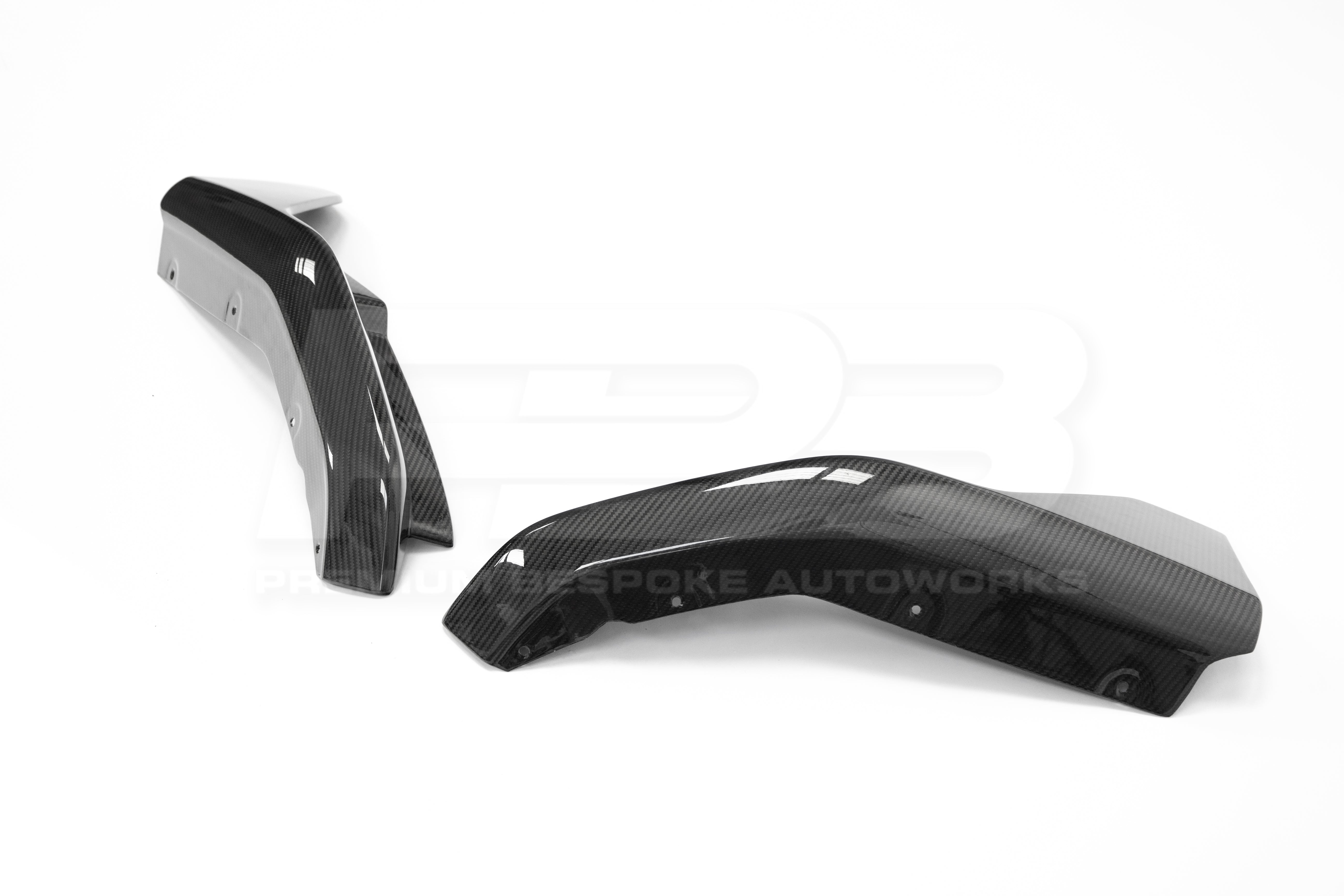 BMW M3 M4 G80 G82 Carbon Fibre Rear Bumper Trims