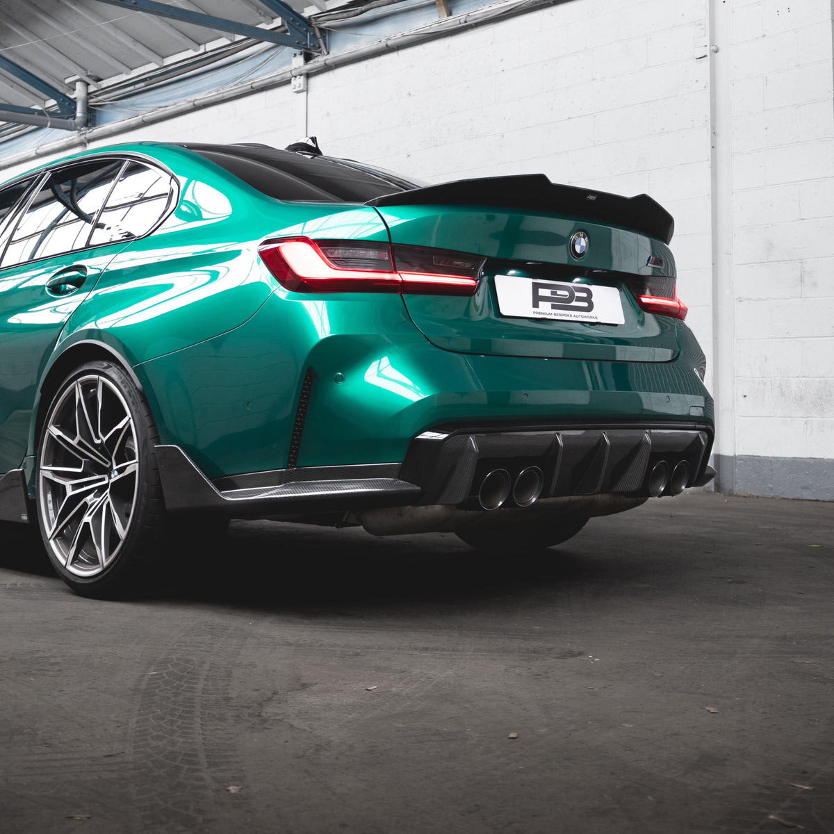 BMW M3/M4 G80/G82 CARBON FIBRE REAR DIFFUSER 2021+ | Premium Bespoke AutoWorks