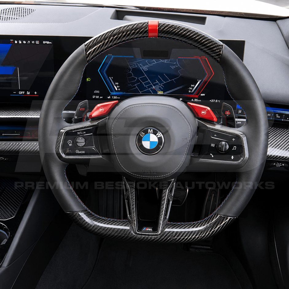 BMW 5 Series G60 custom steering wheel, example build