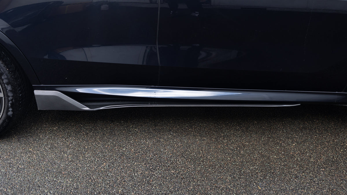 Carbon Fibre Look Side Skirts - BMW X5 G05 (2018-Present) | Premium Bespoke AutoWorks