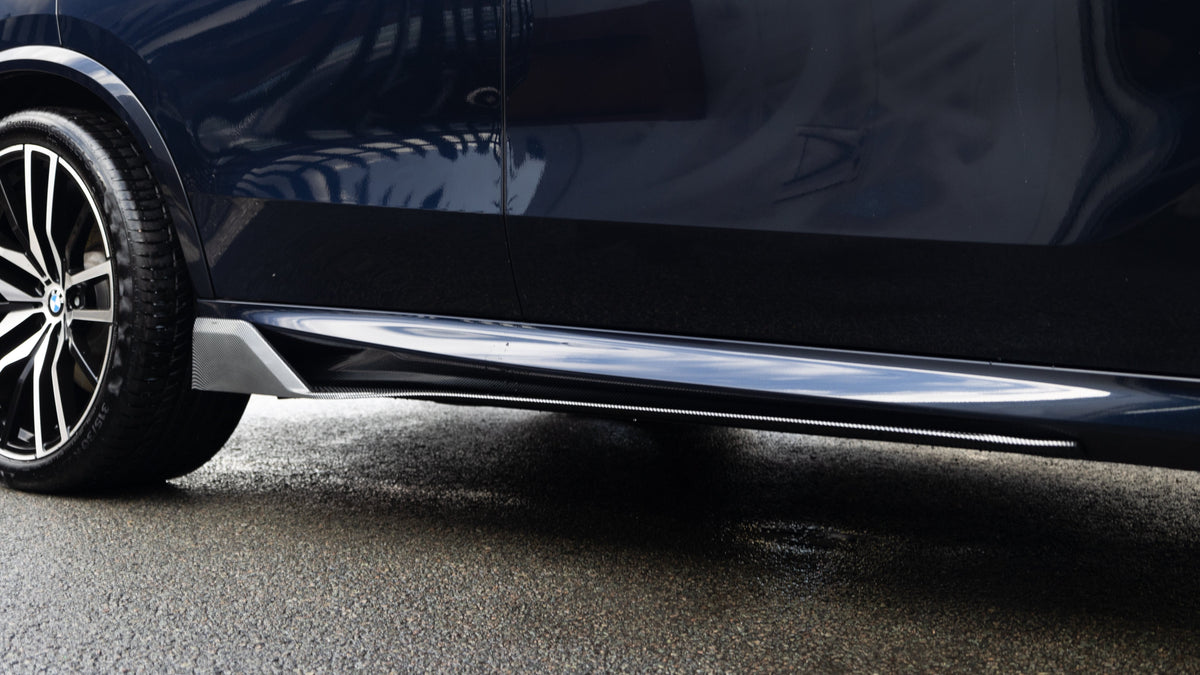 Carbon Fibre Look Side Skirts - BMW X5 G05 (2018-Present) | Premium Bespoke AutoWorks