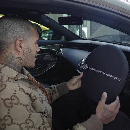 Conor Benn custom steering wheel build