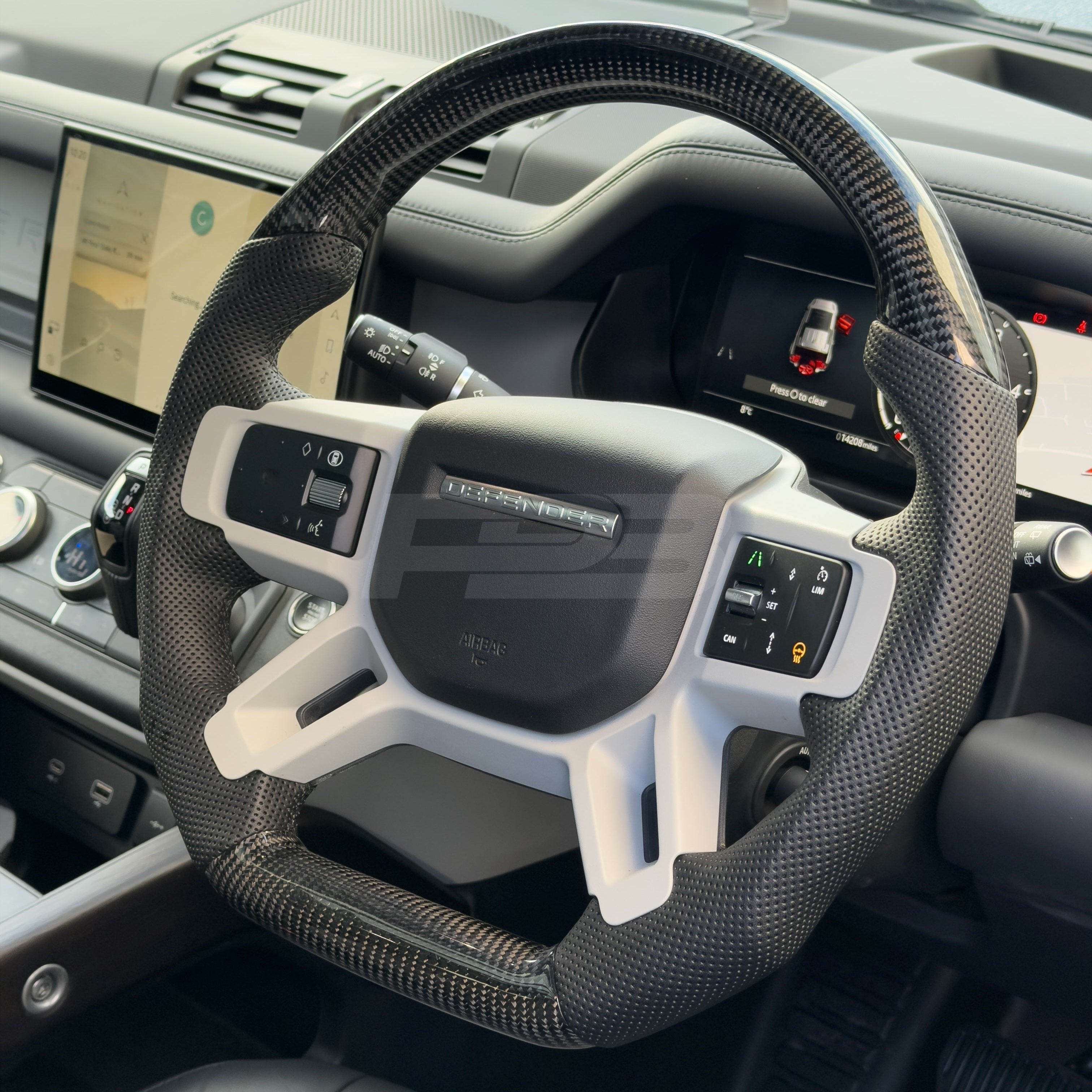 Defender L663 carbon fibre steering wheel