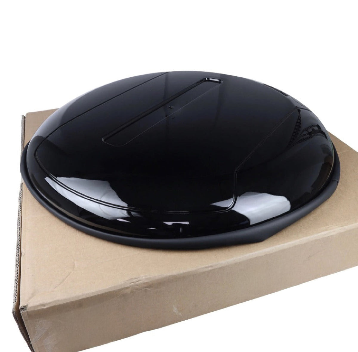 Defender spare wheel cover in gloss black 