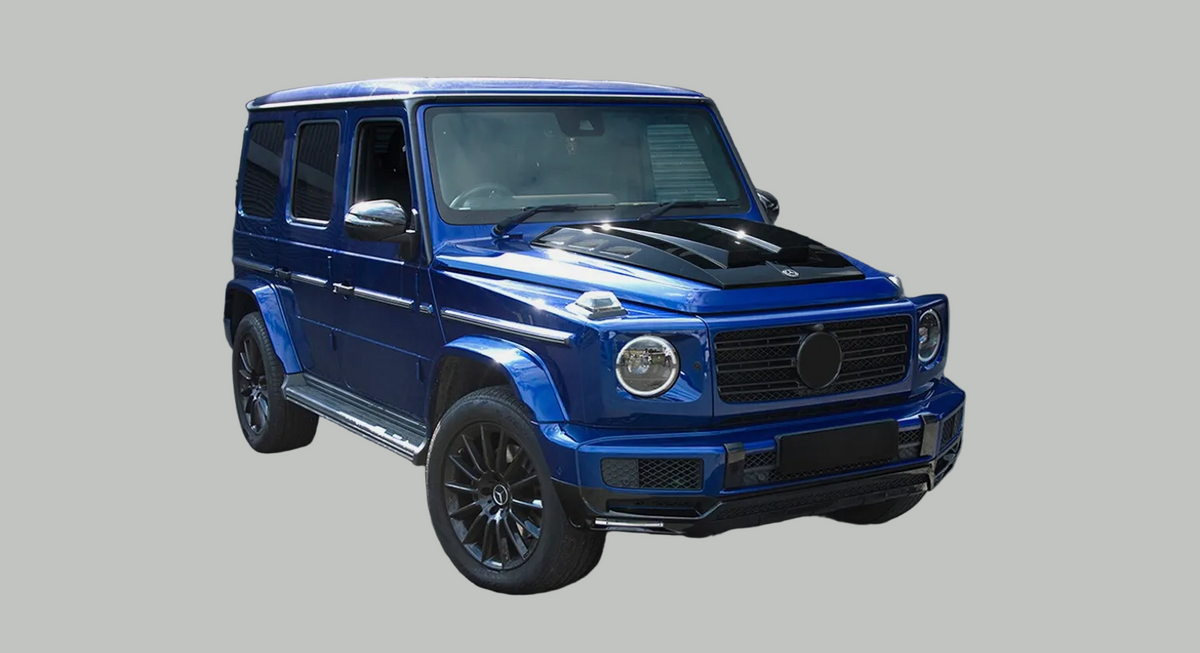 Front Bumper Lip Splitter B Style Black For Mercedes G Wagon G4/G500 W464 2018+ | Premium Bespoke AutoWorks