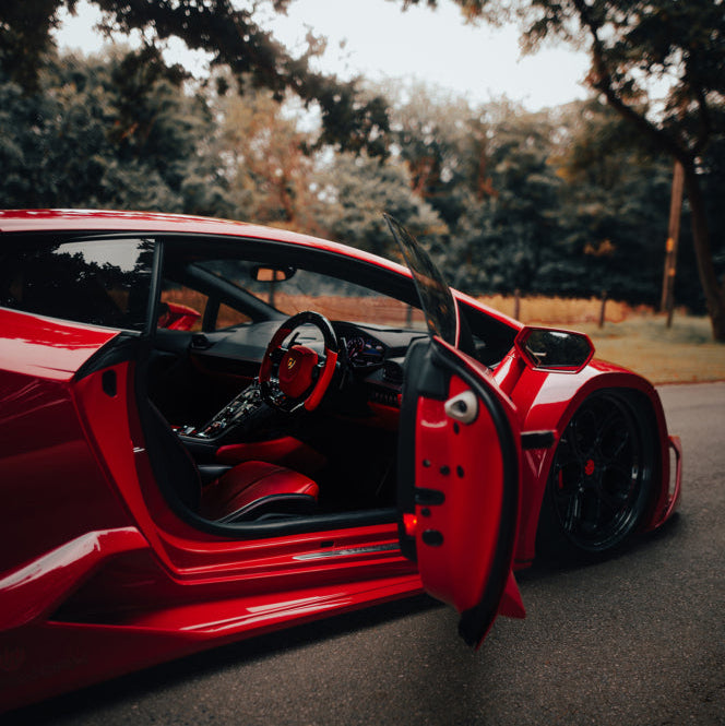 Huracan custom steering wheel