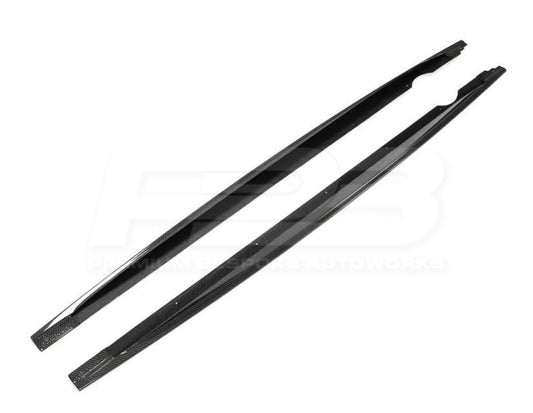 MK8 VOLKSWAGEN GOLF R CARBON FIBRE SIDE SKIRTS 2021+ - Premium Bespoke AutoWorks