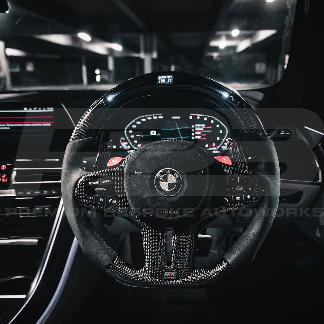 BMW M8 Custom Steering wheel