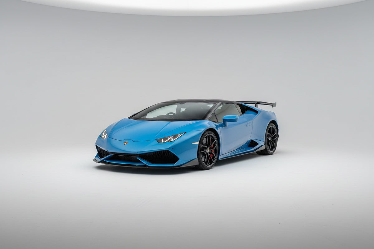 Lamborghini Huracan LP-610 Carbon Fibre Splitter fitted to vehicle 