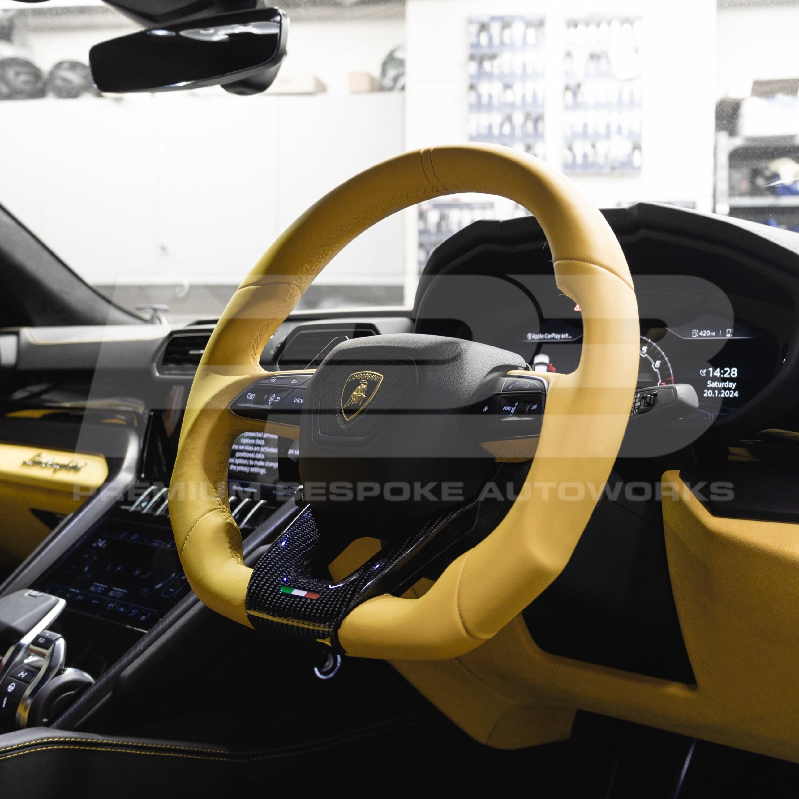 Lamborghini Urus Custom Steering Wheel Design your Own | Premium Bespoke AutoWorks
