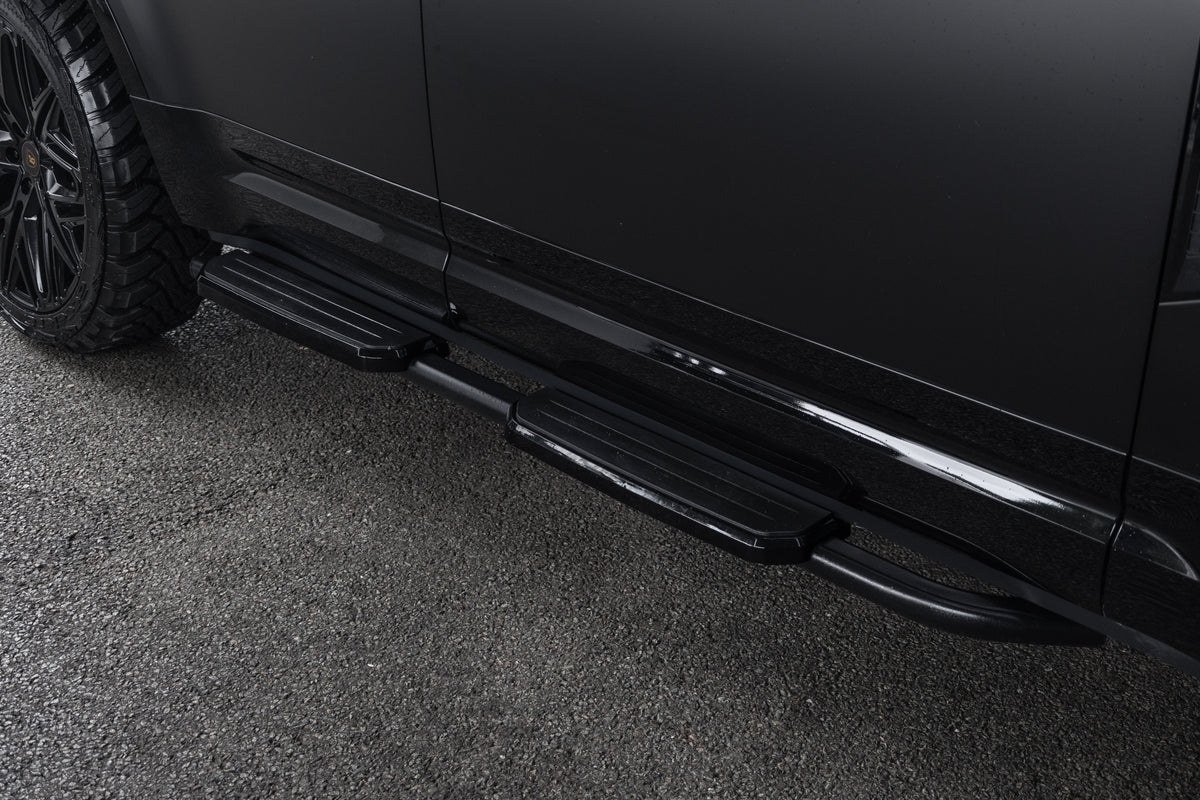 Land Rover Defender 110 L663 Side Steps Running Boards fitted