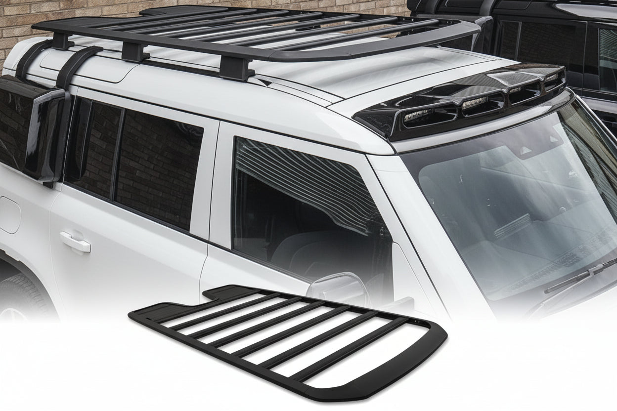 Land Rover Defender 130 L663 2020+ Black Expedition Roof Rack