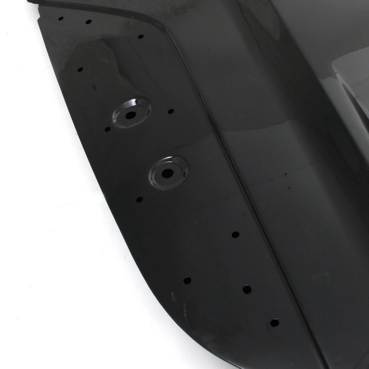 Land Rover Defender 90 110 130 L663 Aluminium Vented Bonnet close up image 