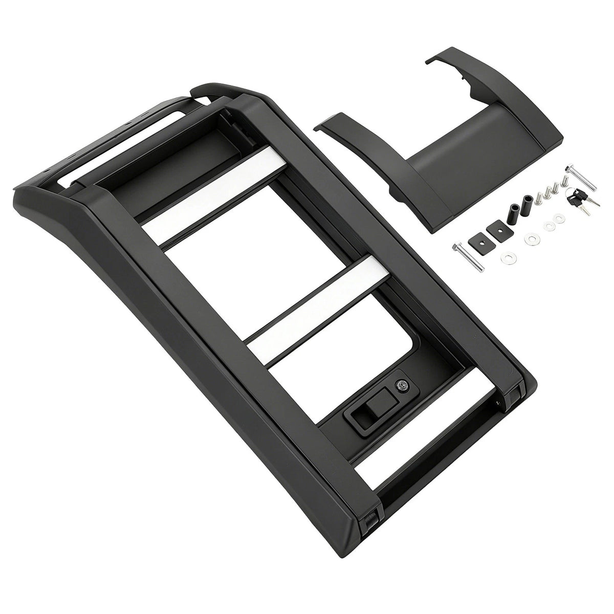 Land Rover Defender L663 2020+ Deployable Folding Side Ladder Kit Silver