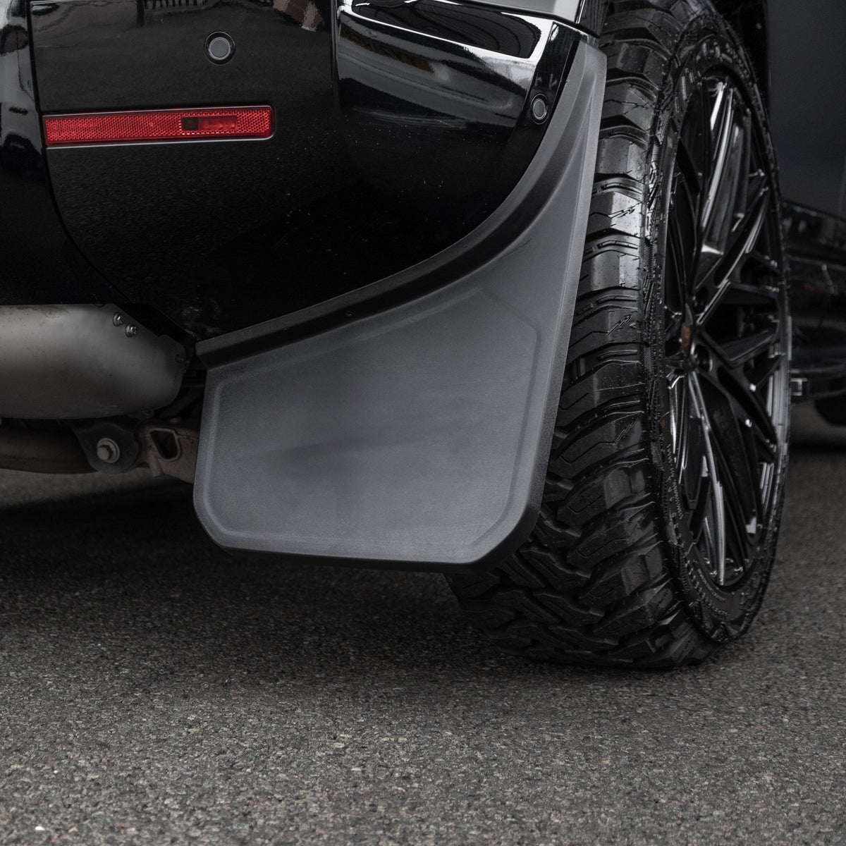 Land Rover Defender L663 Rear Mud Flaps fiitted