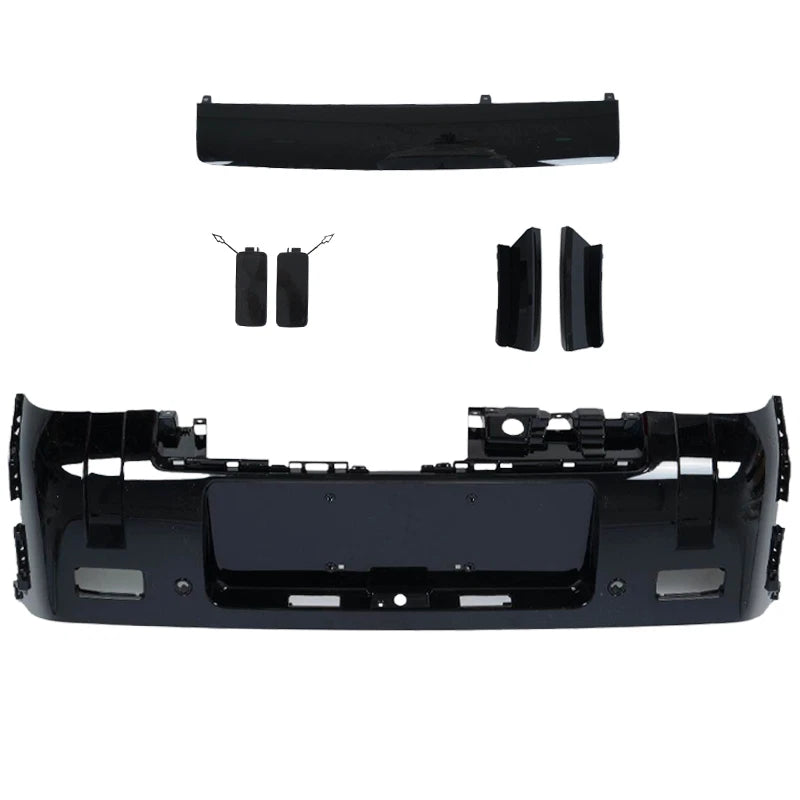 Land Rover Defender L663 Rear Bumper Trim Kit In Gloss Black Product Image 