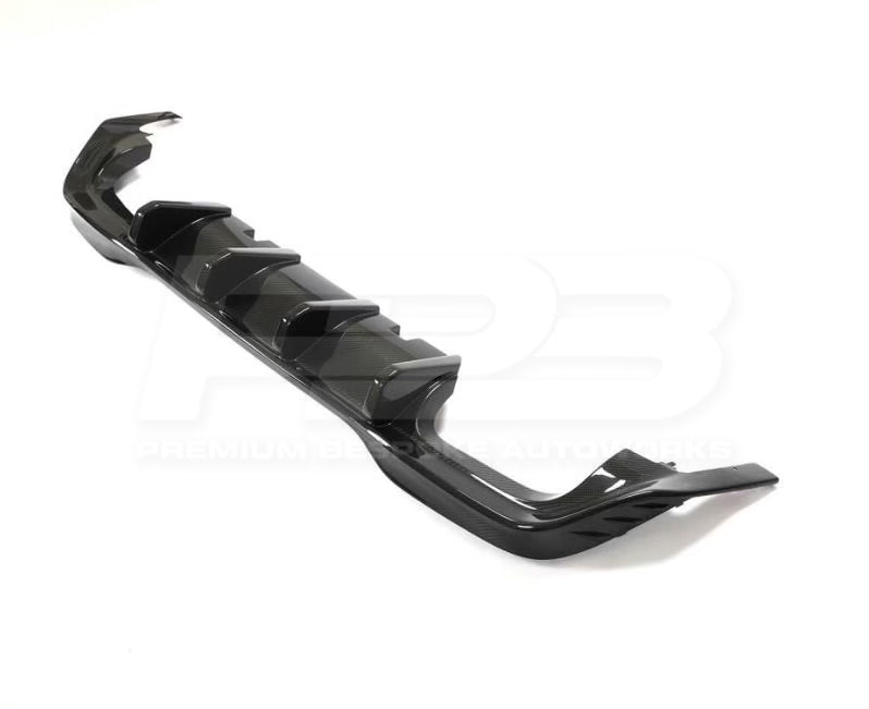 MK8 VOLKSWAGEN GOLF R CARBON FIBRE REAR DIFFUSER 2021+ | Premium Bespoke AutoWorks