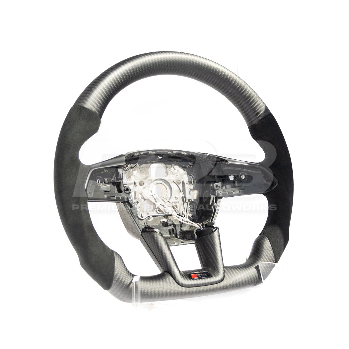 Audi RS6 C8 Matte Carbon Fibre Steering Wheel | Premium Bespoke AutoWorks