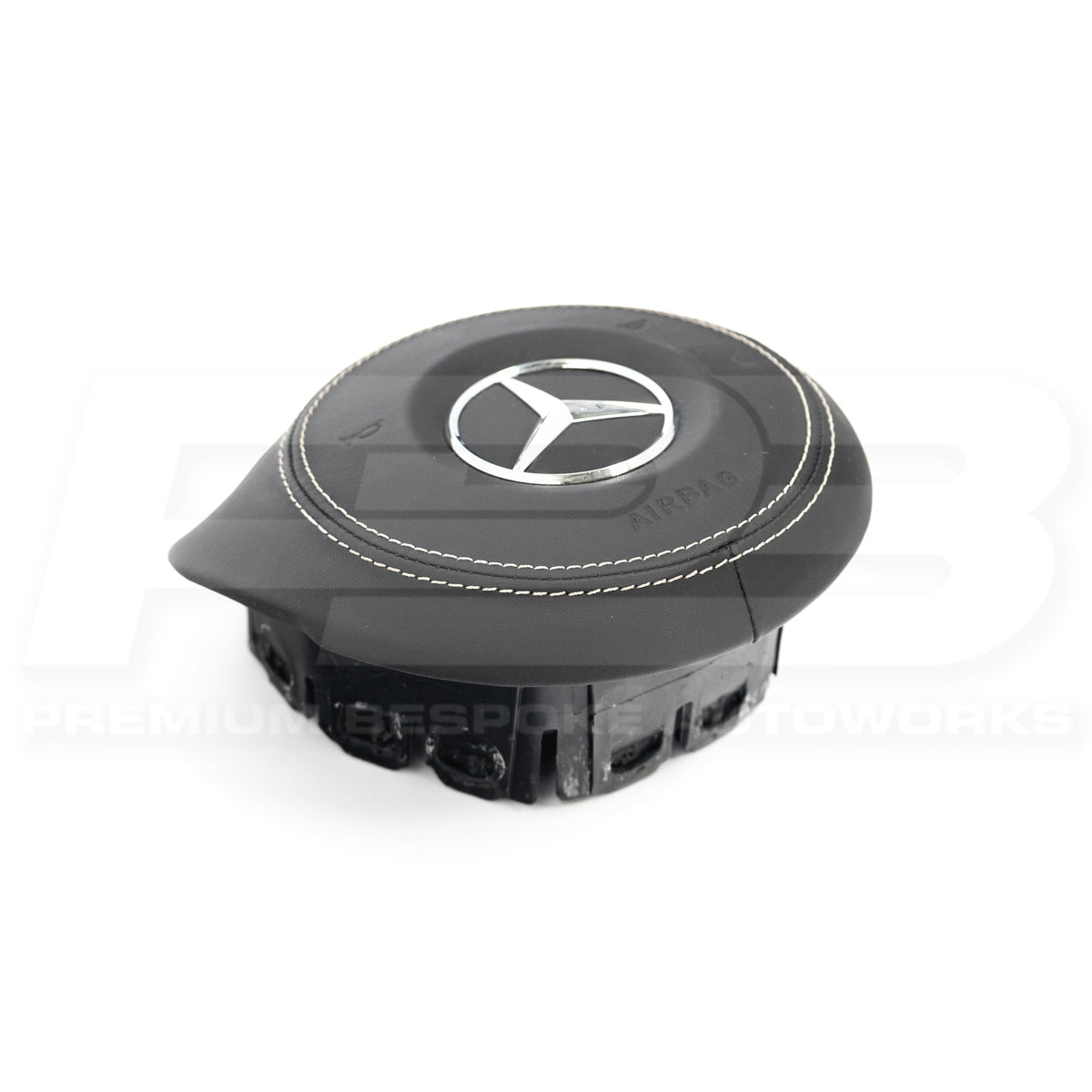 Mercedes AMG Leather Airbag Cover | Premium Bespoke AutoWorks