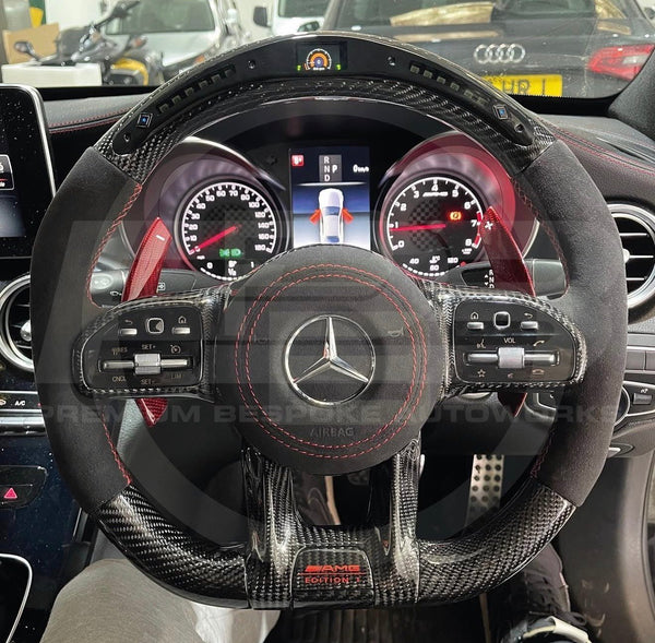 Mercedes C43 AMG W205 Facelift Custom Steering Wheel, Build Your Own